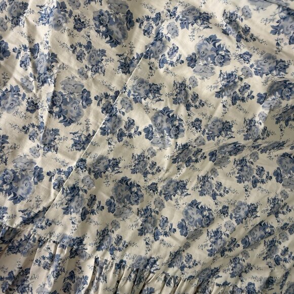 ASTR The Label Adrienne Blue Floral Mini Dress XL Corset Bust Cottagecore NWT - Picture 7 of 11